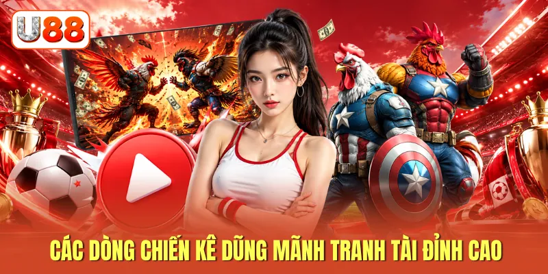 Các dòng chiến kê dũng mãnh tranh tài đỉnh cao Các dòng chiến kê dũng mãnh tranh tài đỉnh cao